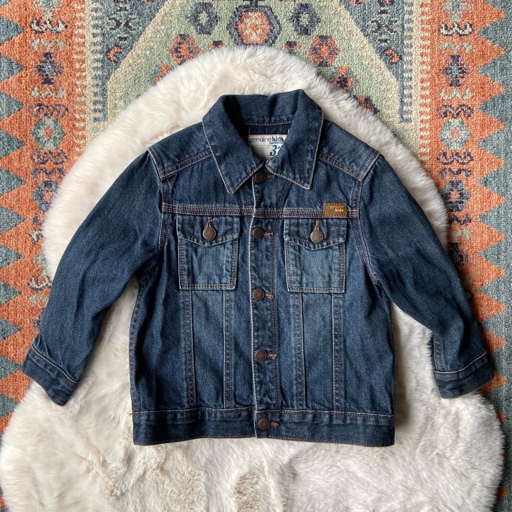 Genuine Kids x Osh Kosh kids denim jean jacket spring boys girls toddler 3T